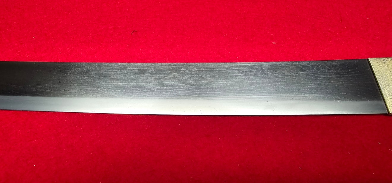 02-3203 大日大聖不動明王守護 慶應三年卯月日大隈守平広光 脇差 Wakizasi - Photo 9