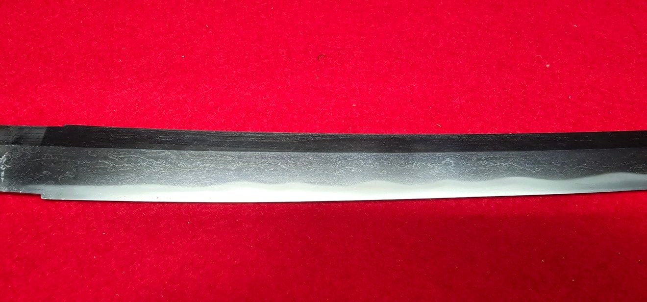 02-3205 【特別保存刀剣】菊紋 伊賀守藤原金道 三代 (Kikumon) Iga-no-kami Fujiwara Kinmichi(3rd generation) 日本鍛冶宗匠 脇差 Wakizasi - Photo 6