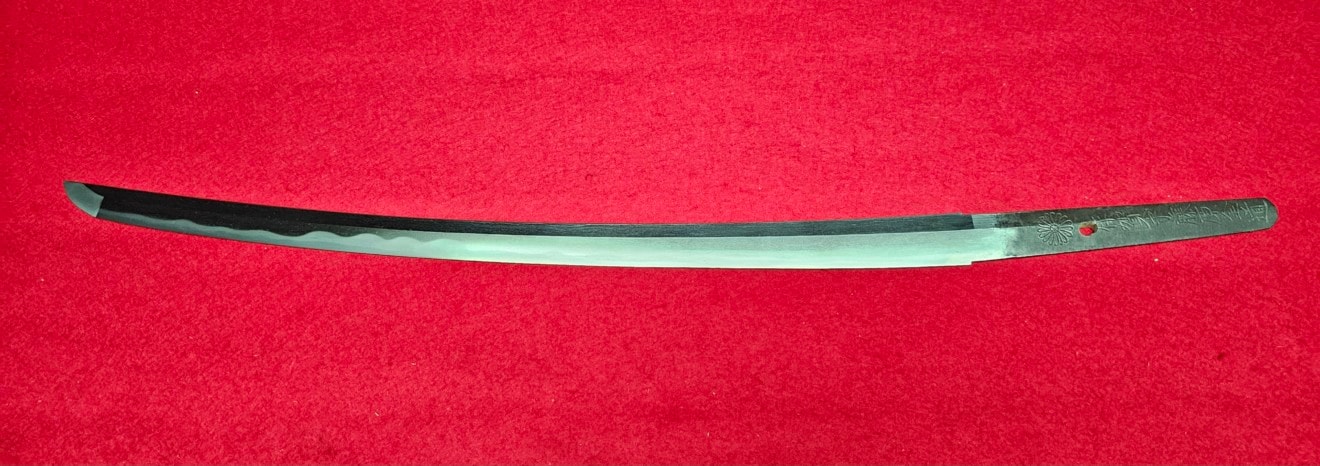 02-3205 【特別保存刀剣】菊紋 伊賀守藤原金道 三代 (Kikumon) Iga-no-kami Fujiwara Kinmichi(3rd generation) 日本鍛冶宗匠 脇差 Wakizasi - Photo 9