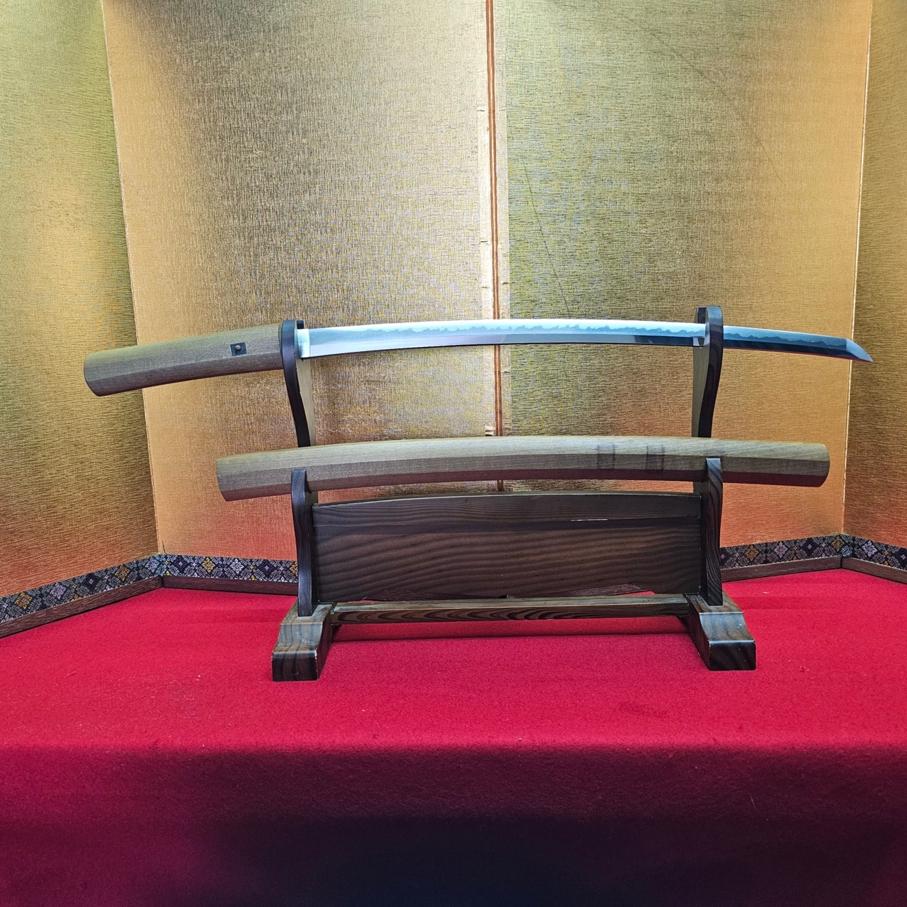 02-3142 横山加賀介藤原祐永天保九年八月吉日 菊一服和佑依好造之備前長船住