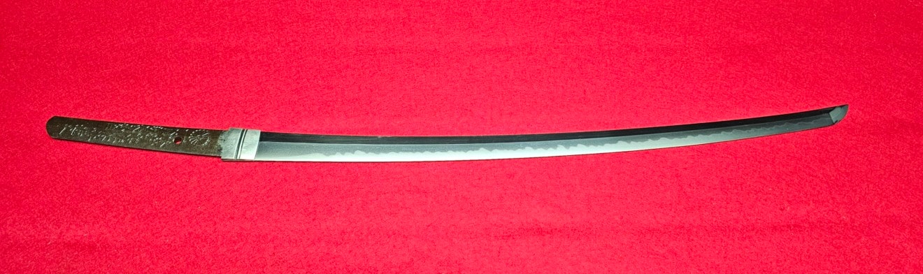 02-3142 横山加賀介藤原祐永天保九年八月吉日 菊一服和佑依好造之備前長船住 - Photo 2