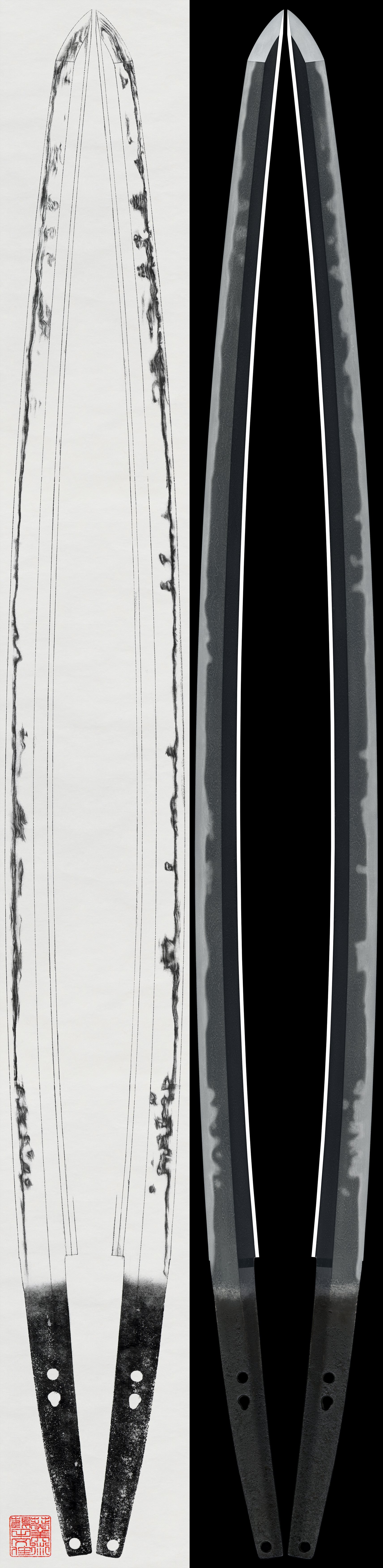 Katana :Mumei (Unsigned)(Den Go Yoshihiro)(NBTHK Tokubetsu Hozon Token)