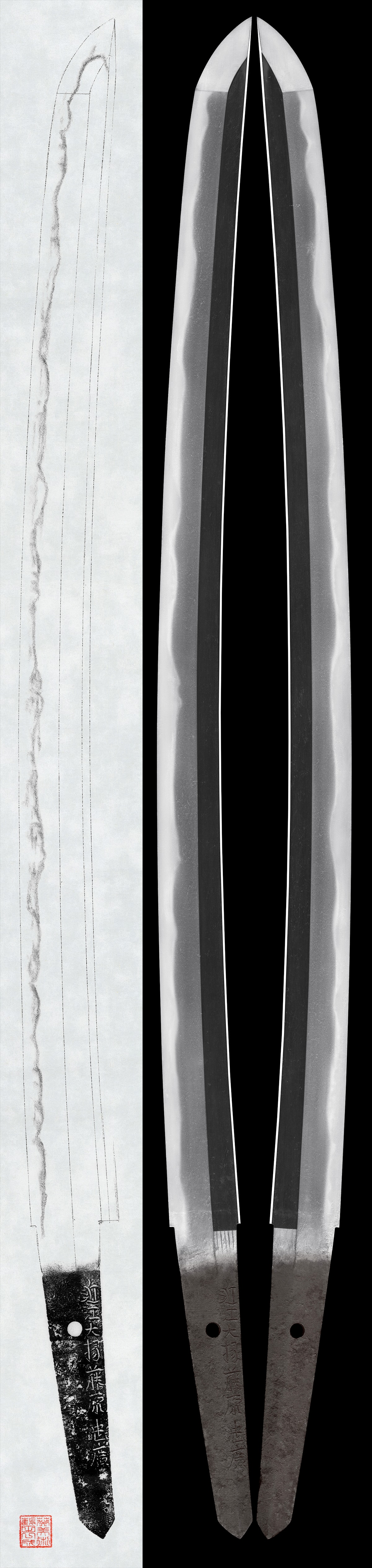 Wakizashi: Omi Daijo Fujiwara Tadahiro(Tokubetsu Hozon Token)