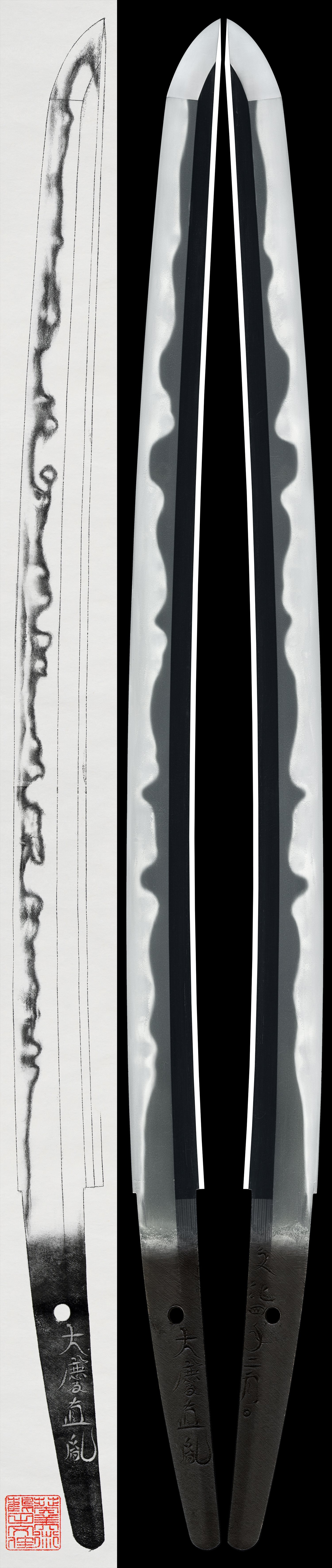 Wakizashi: Taikei Naotane (NBTHK Tokubetsu Hozon Token)