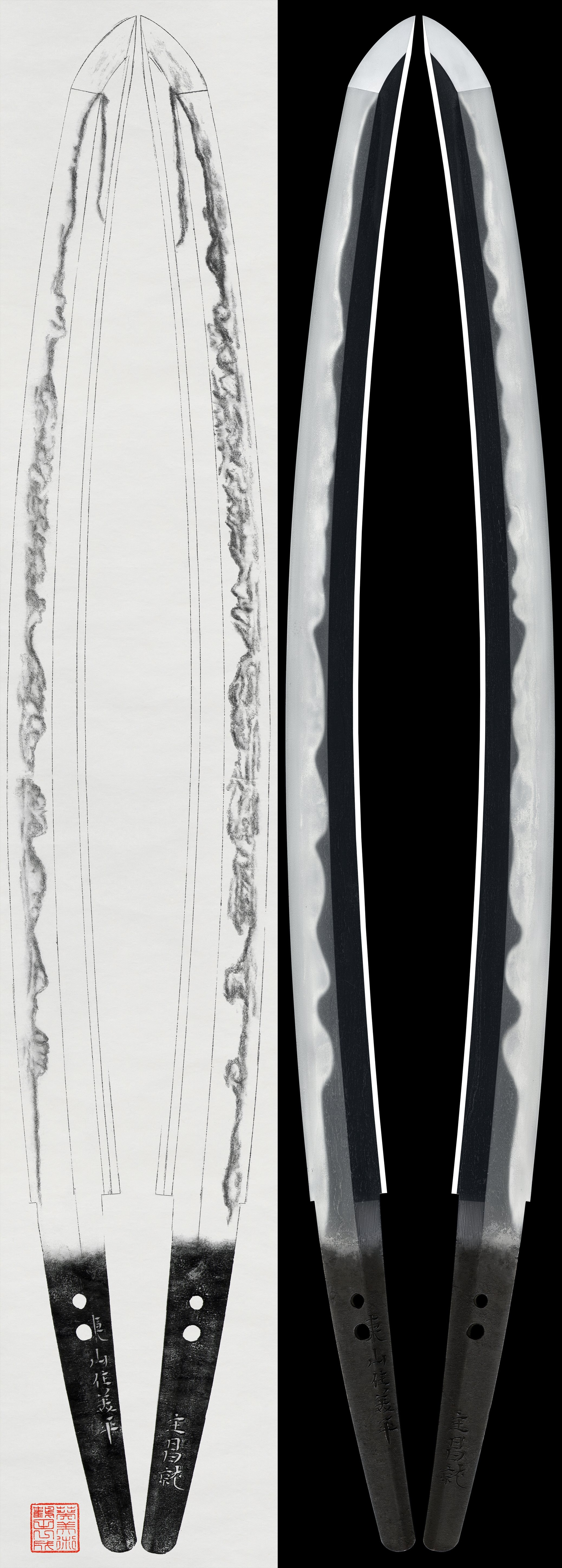 Wakizashi: Higashiyama ju Yoshihira (NBTHK Tokubetsu Hozon Token)