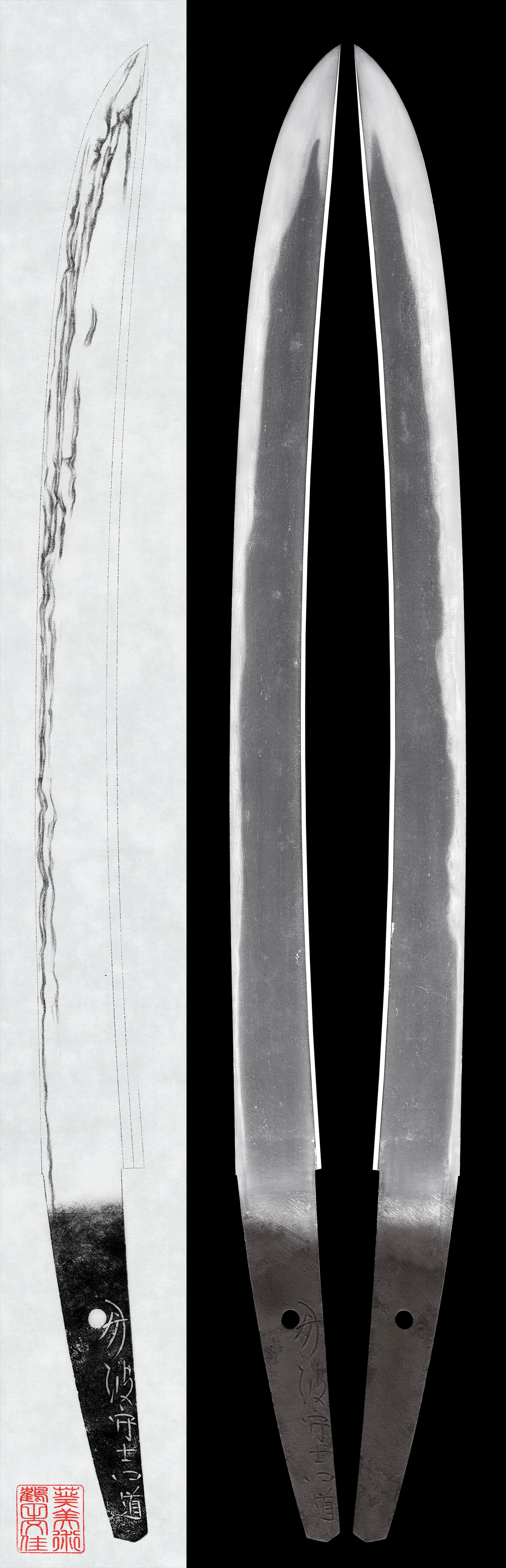 Wakizashi: Tanba no Kami Yoshimichi (Osaka 1st generation)