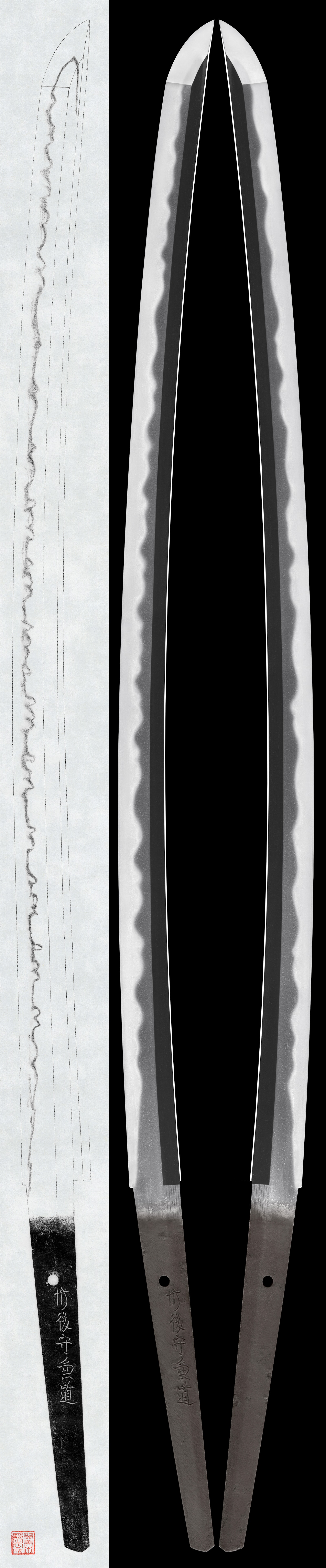 Katana: Tango no Kami Kanemichi.(NBTHK Tokubetsu Hozon Token)