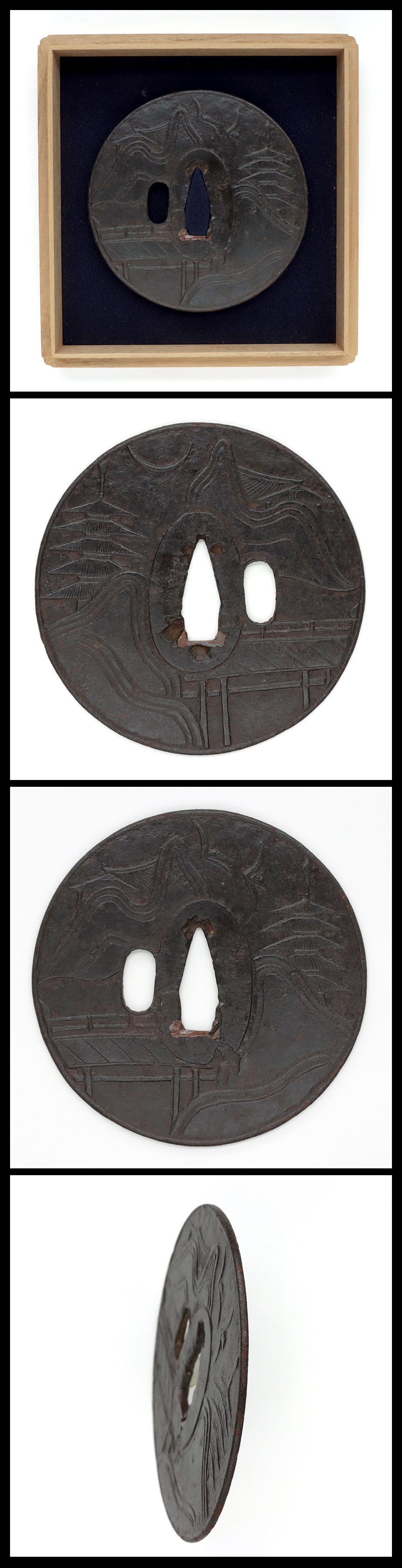 Tsuba: Mumei(unsigned)(Kamakura)(NBTHK Hozon Tosogu)