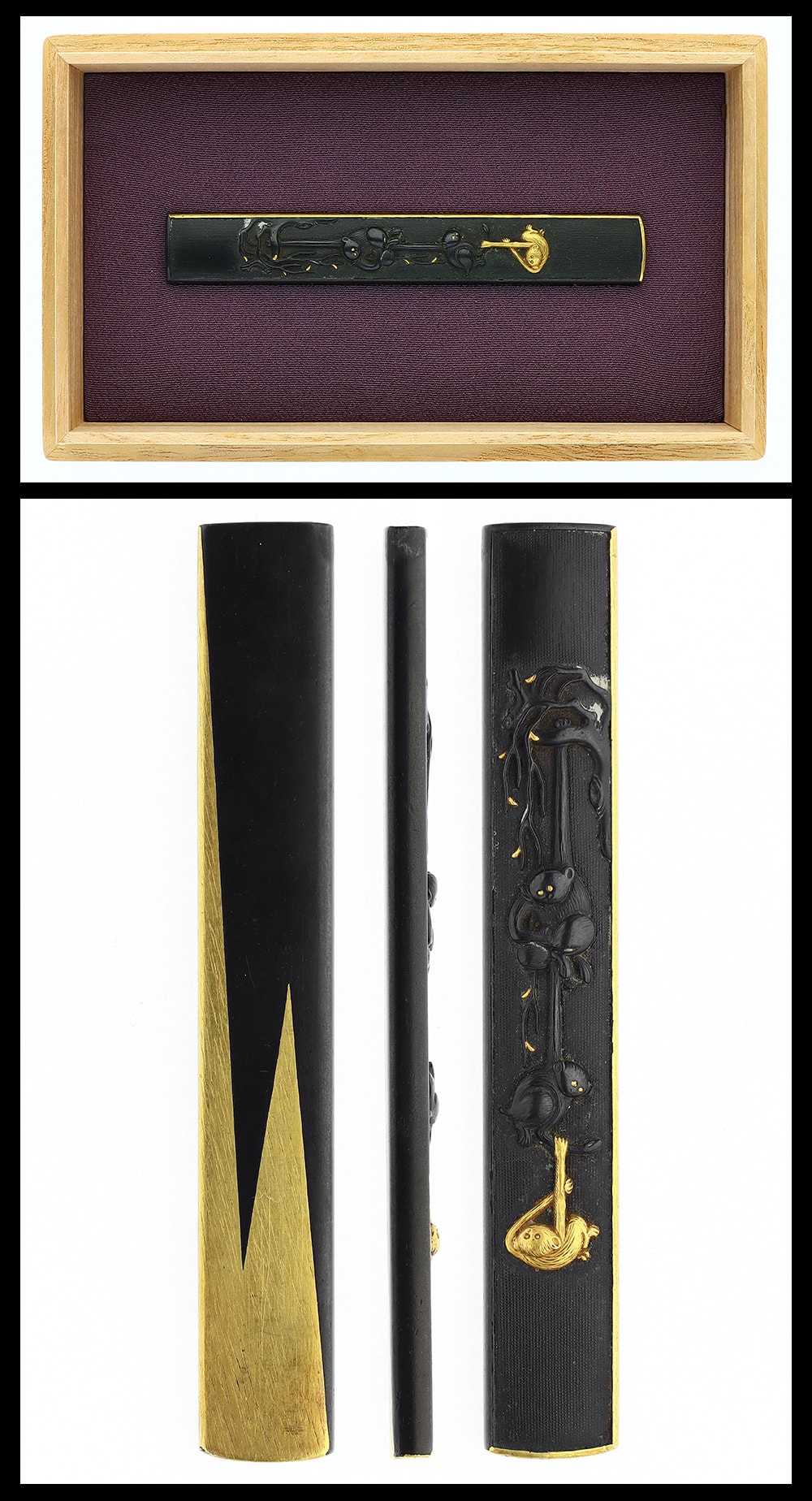 Kozuka:Mumei(judged as Kaga Goto)(NBTHK Tokubetsu Hozon Tosogu)