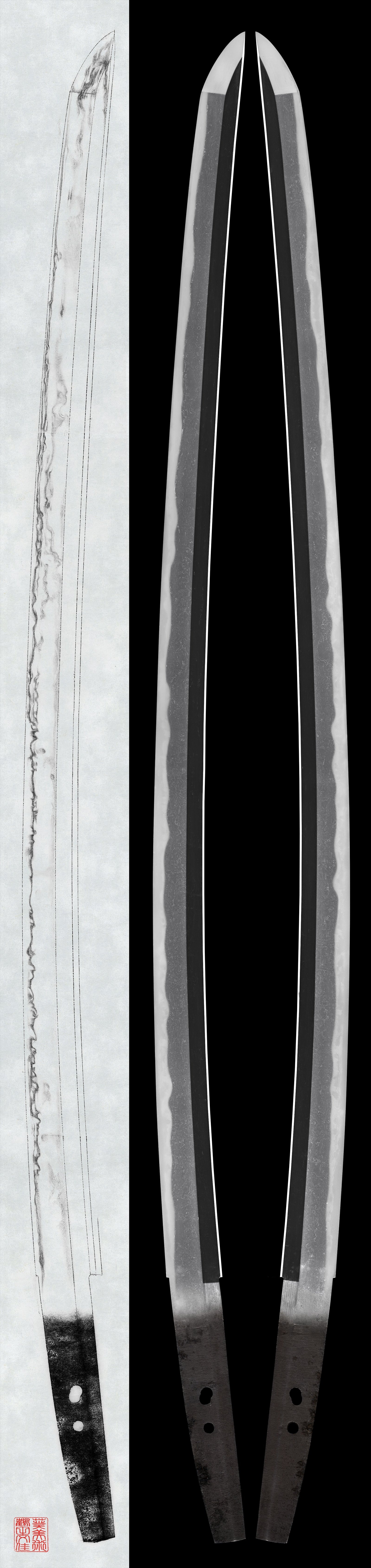 Katana:Mumei (attributed to Den Ayakoji)(NBTHK Tokubetsu Hozon Token)(Koshirae: NBTHK Tokubetsu Kicho Tosogu)