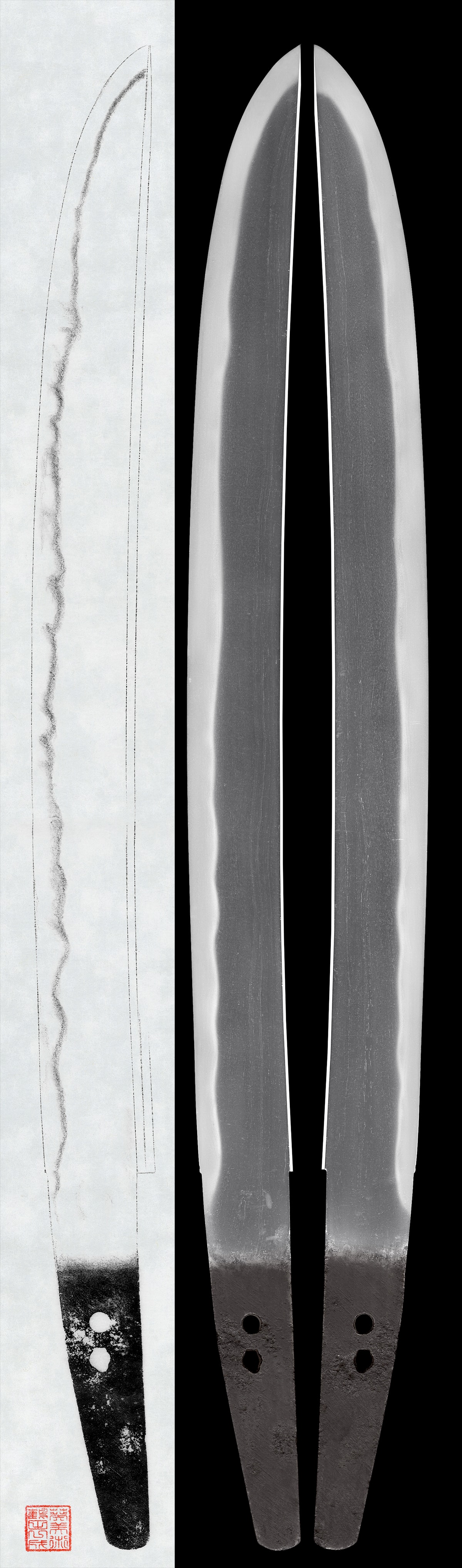 Wakizashi:Mumei (Unsigned)(attributed to Yamashiro no Kami Kunikane)(NBTHK Hozon Token)