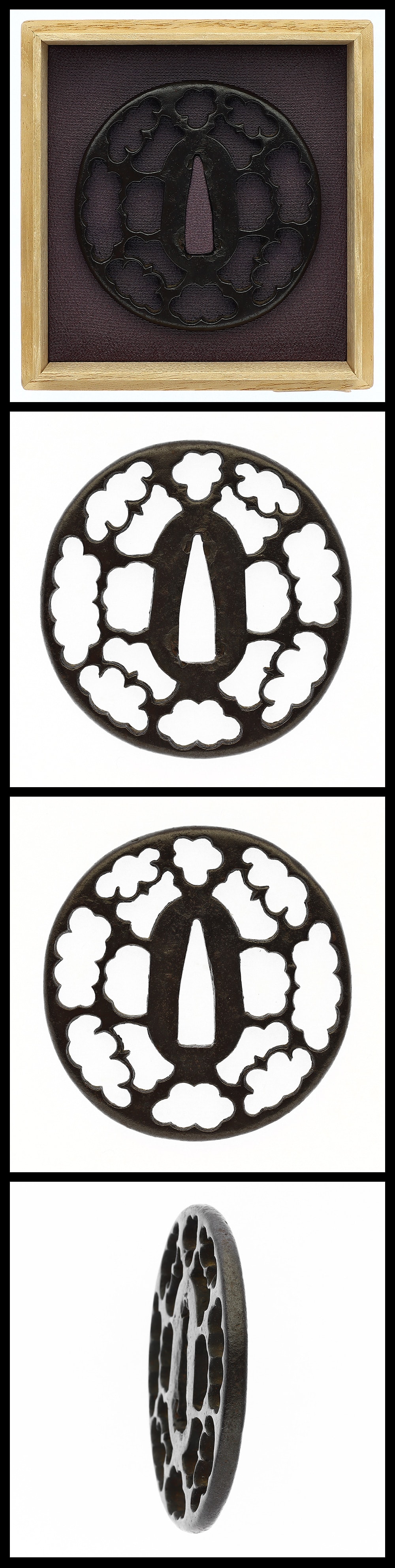 Tsuba:Mumei(unsigned)Nishigaki(NBTHK Tokubetsu Hozon Tosogu)