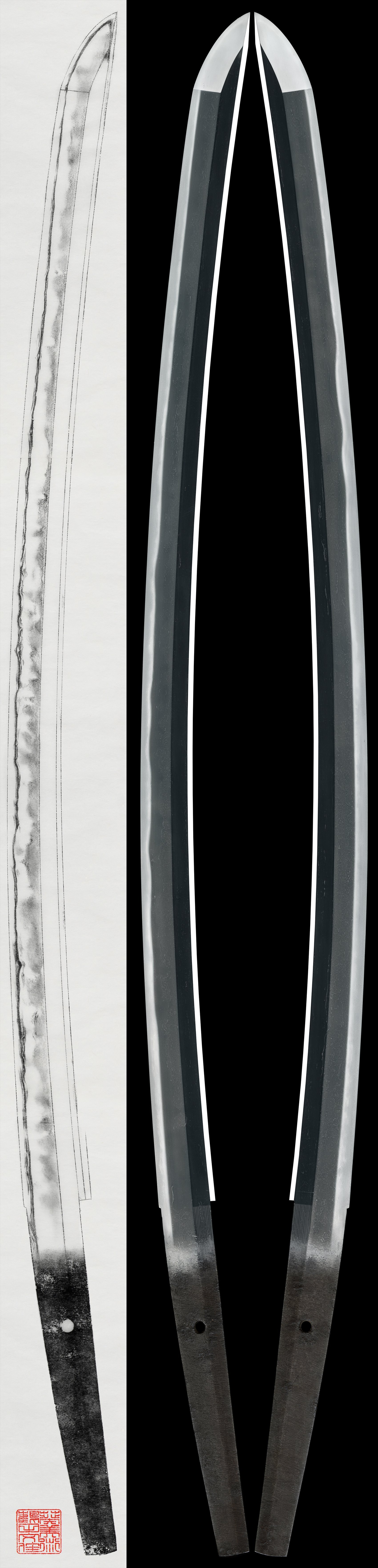 Katana: Mumei(Unsigned)(Den Unju)(NBTHK Tokubetsu Hozon Token)