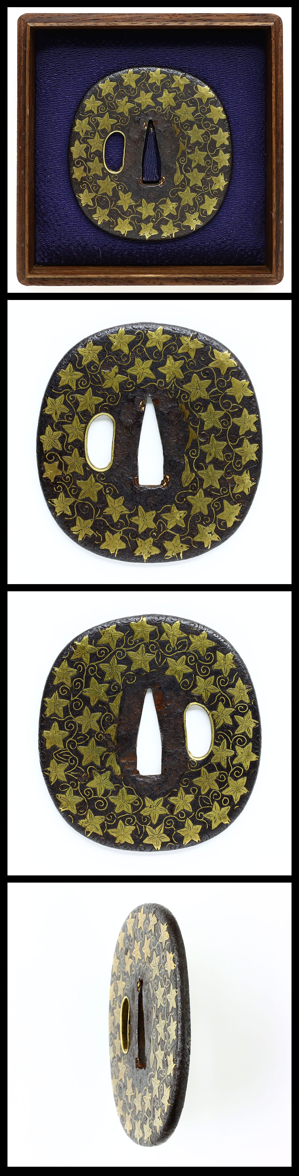 Tsuba - 鐔: 無銘 平安城