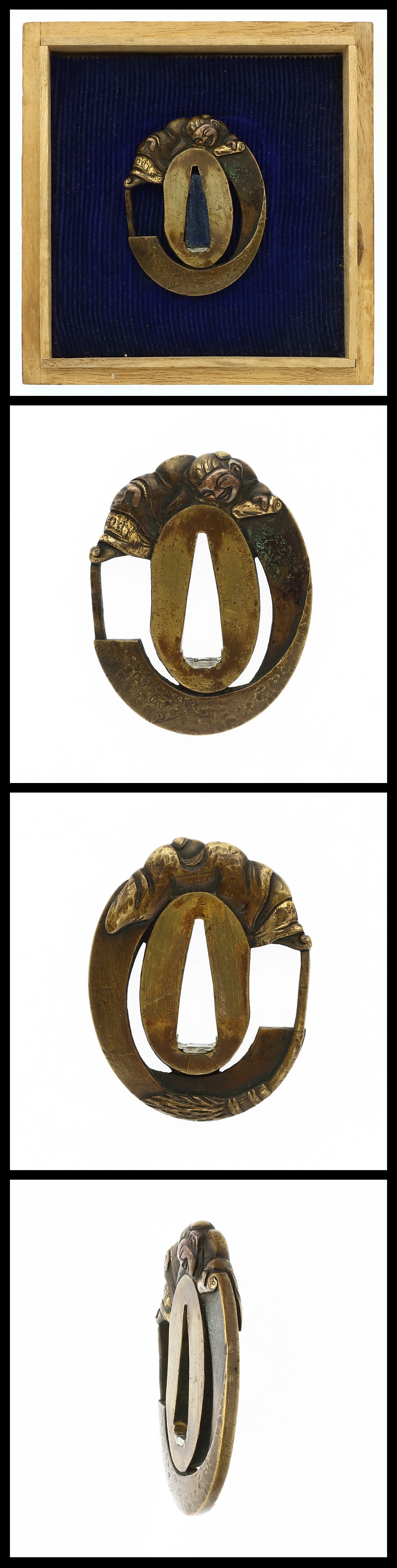Tsuba: Design of a Human Figure:Unsigned