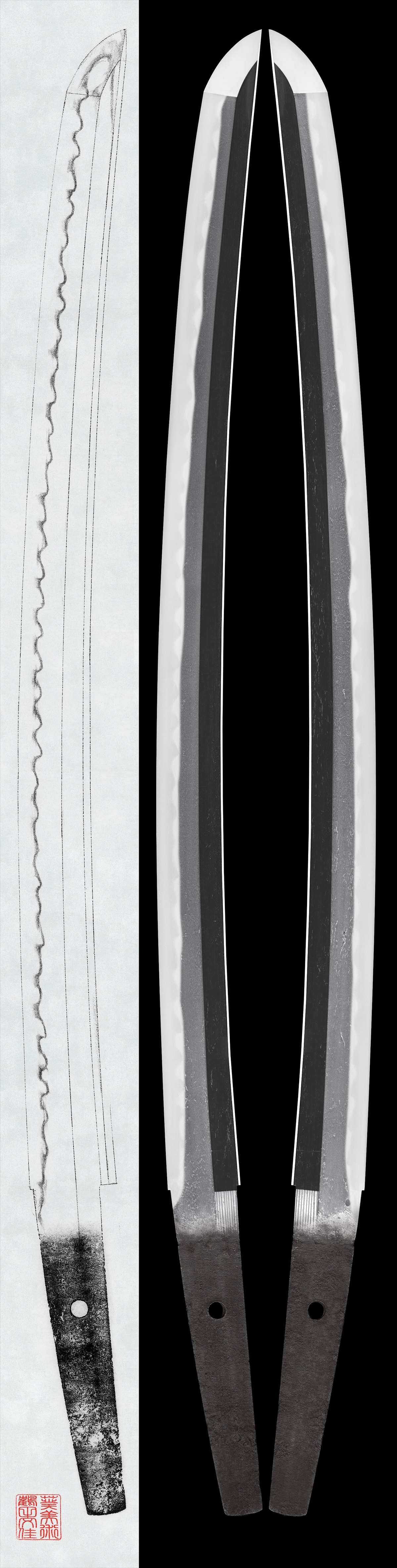 Wakizashi: Mumei (Unsigned)(Shinshin-to Jumyo)(NBTHK Hozon Token)