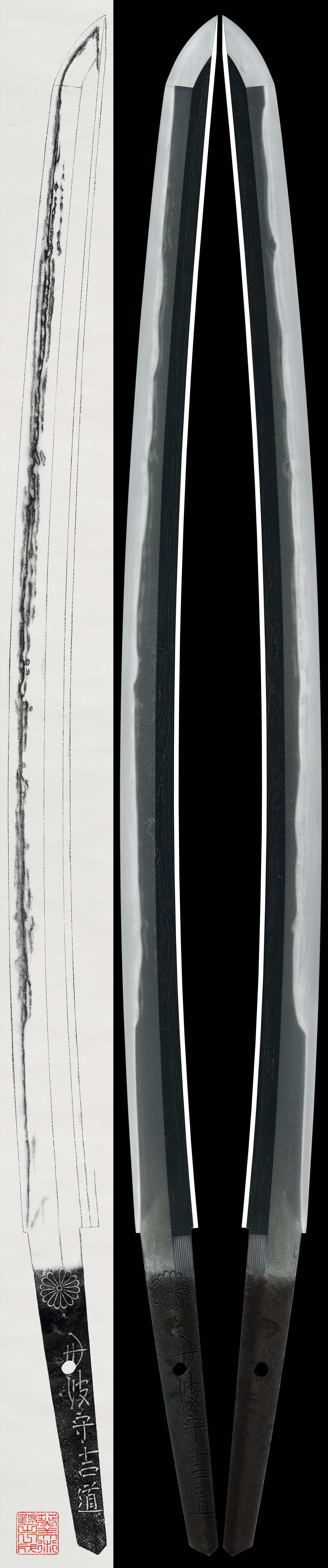 Wakizashi: Tanba no Kami Yoshimichi(Kyoto 4th generation)