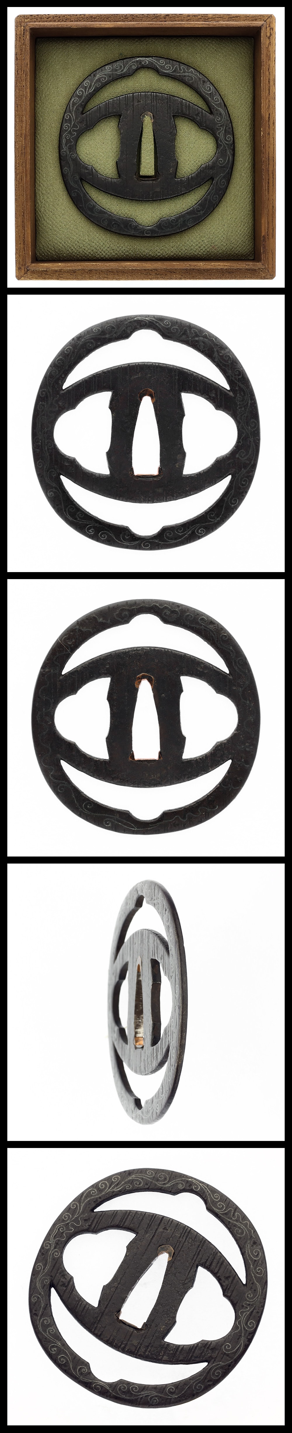 Tsuba: Mumei(unsigned)(Nishigaki)(NBTHK Tokubetsu Hozon Tosogu)
