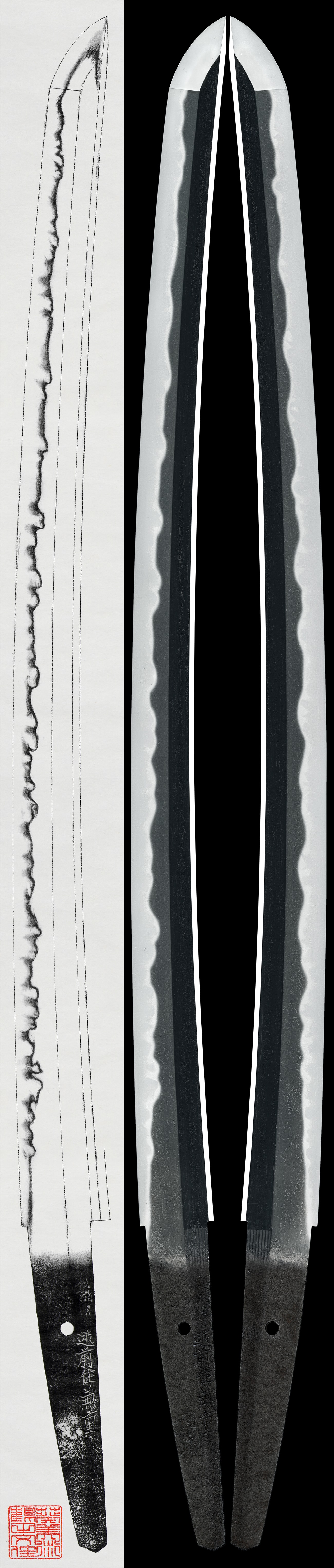 Wakizashi:Echizen ju Kaneshige (NBTHK Tokubetsu Hozon Token)