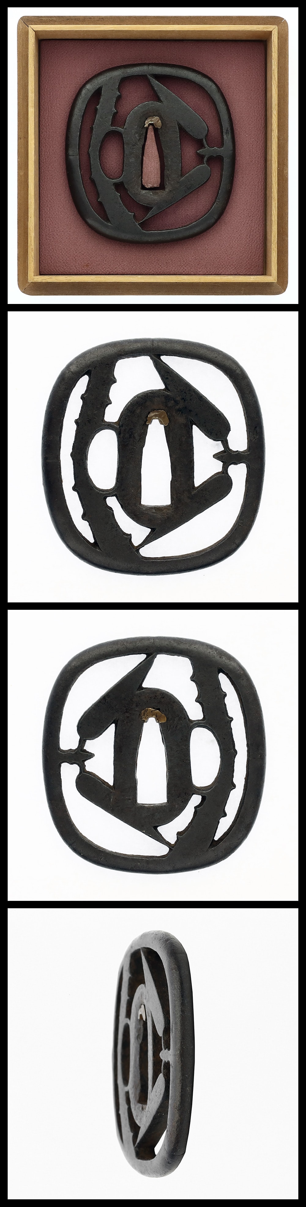 Tsuba: Mumei(Unsigned)(Myochin)(NBTHK Tokubetsu Hozon Tosogu)