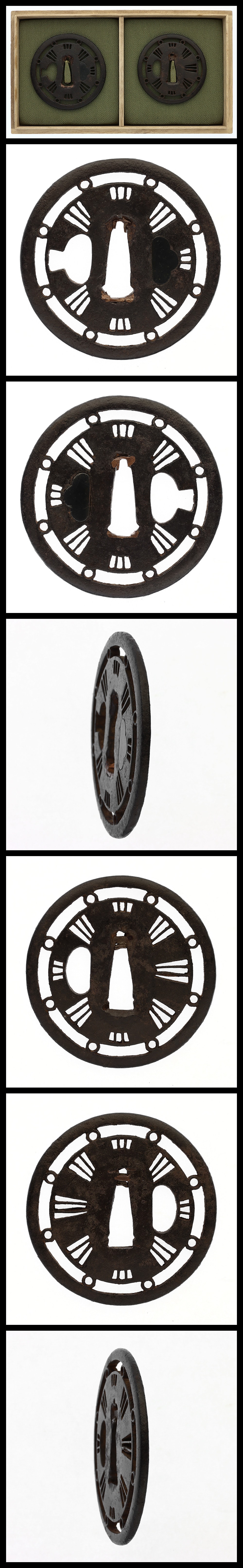 Daisho Tsuba:Mumei(Unsigned)(Katchu-shi)(NBTHK Hozon Tosogu)