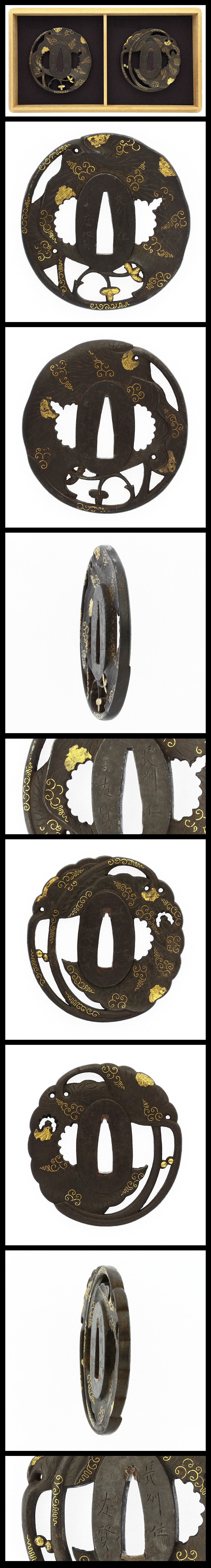 Daisho Tsuba: Choshuzumi Tomokata(NBTHK Tokubetsu Hozon Tosogu)