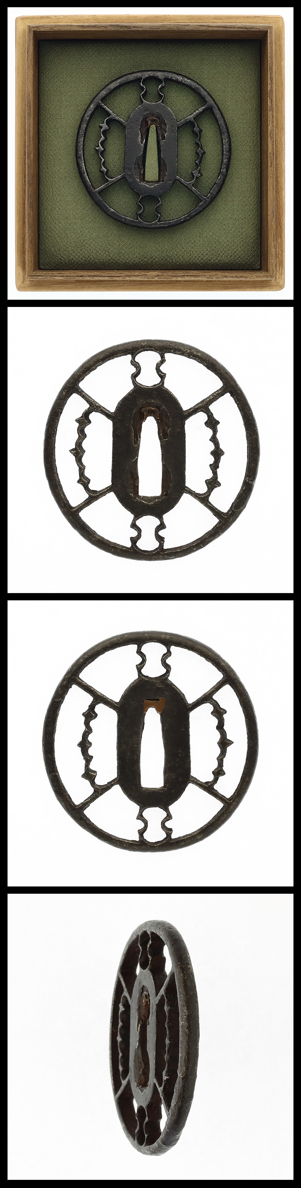 Tsuba:Unsigned (Kanayama)(Hozon Tosogu)