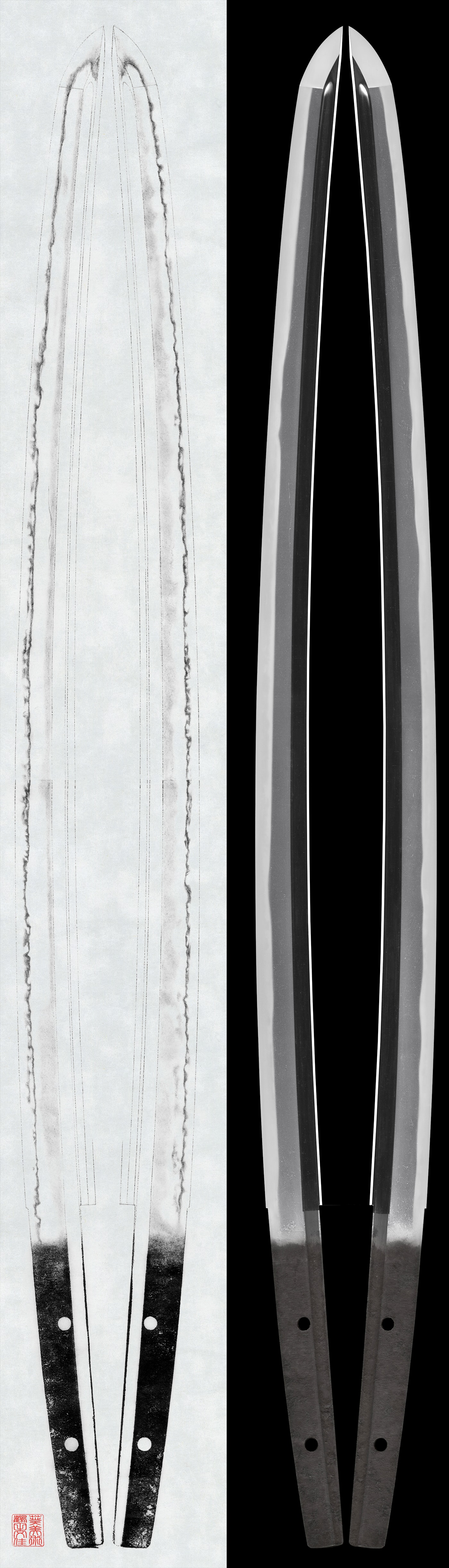 Wakizashi: Mumei(Unsigned) (Rai Kunizane) (NBTHK Tokubetsu Hozon Token)(Consignment Sale)