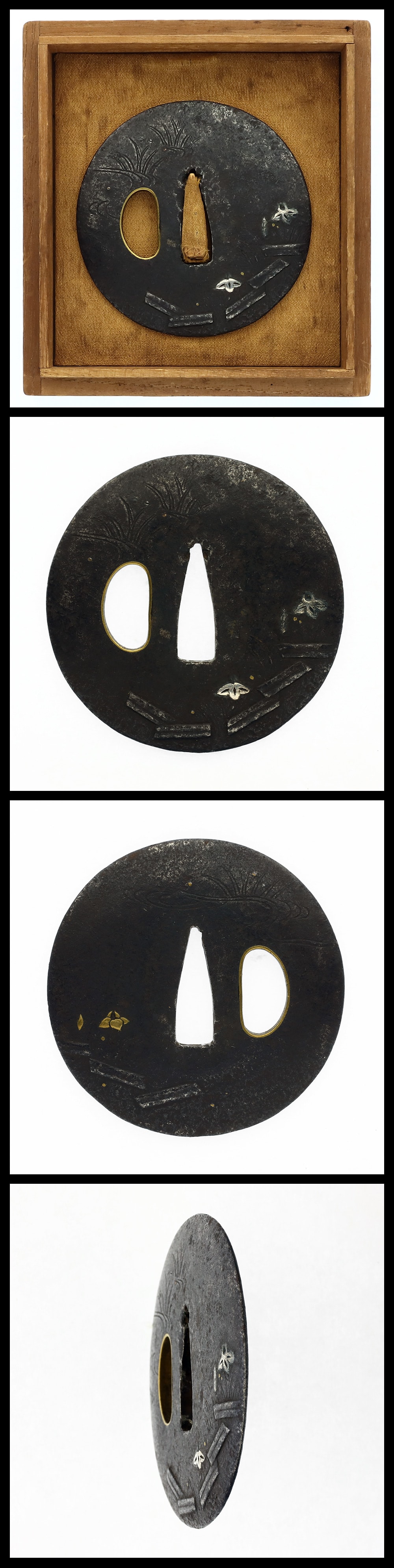 Tsuba: Mumei(unsigned) Iris