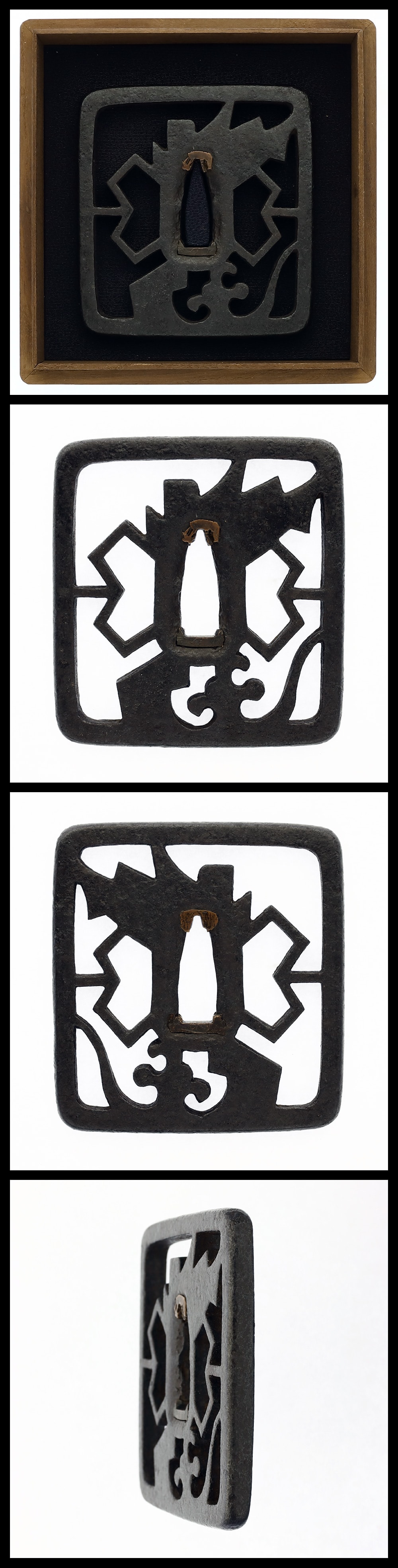Tsuba: Mumei(Unsigned)(Myochin)(NBTHK Tokubetsu Hozon Tosogu)