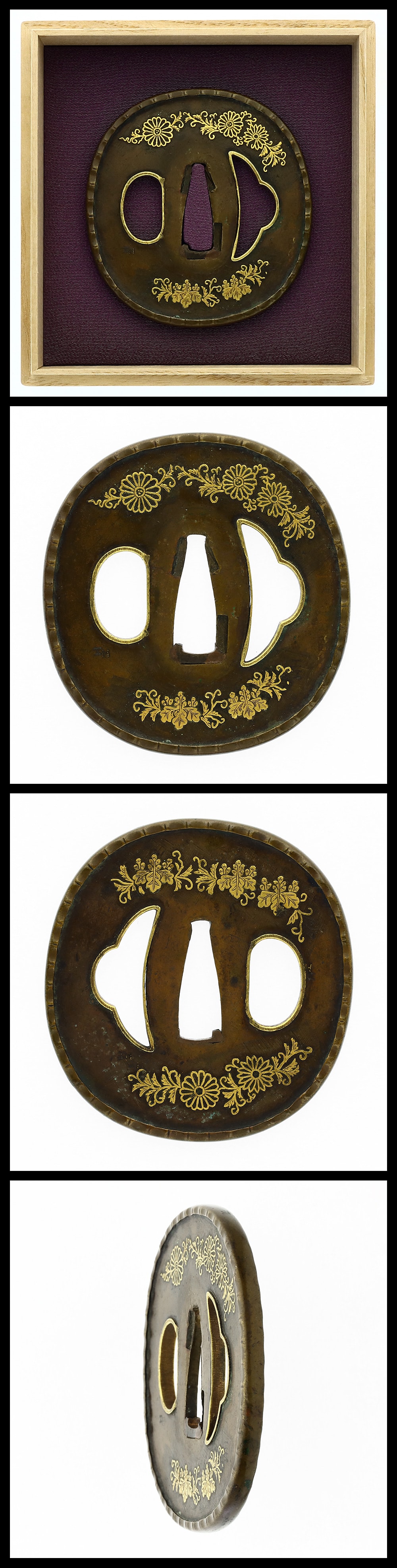 Tsuba: Unsigned (Nishigaki) (NBTHKHozon Tosogu)