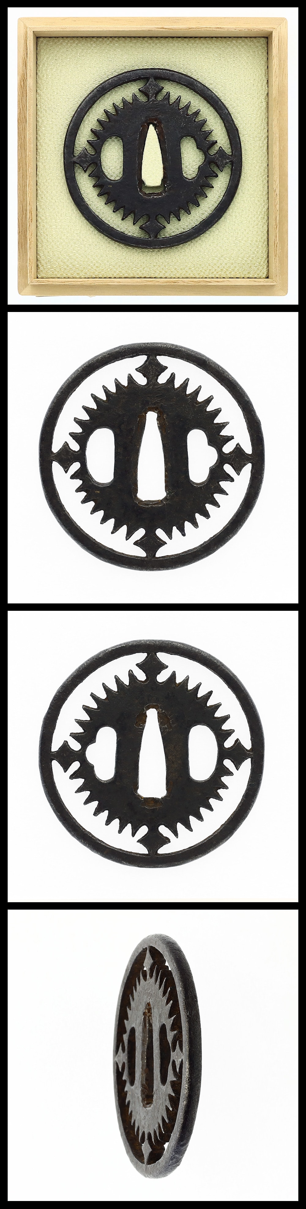Tsuba: Mumei(unsigned)(Owari)(NBTHK Tokubetsu Hozon Tosogu)
