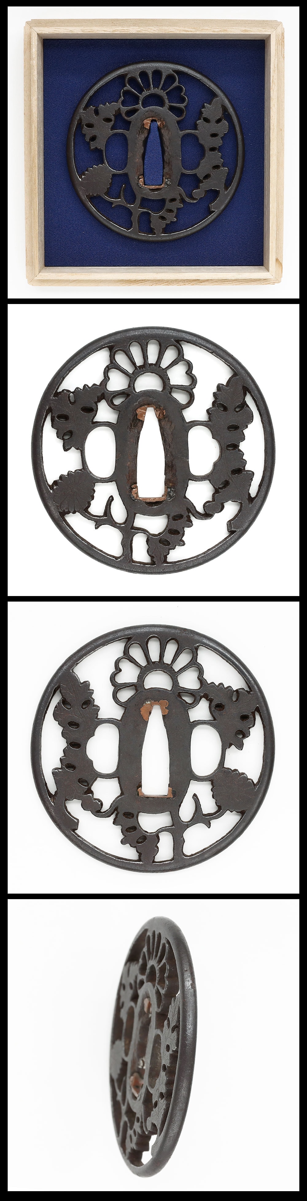 Tsuba: Mumei(unsigned)(Hagi)(NBTHK Hozon Tosogu)