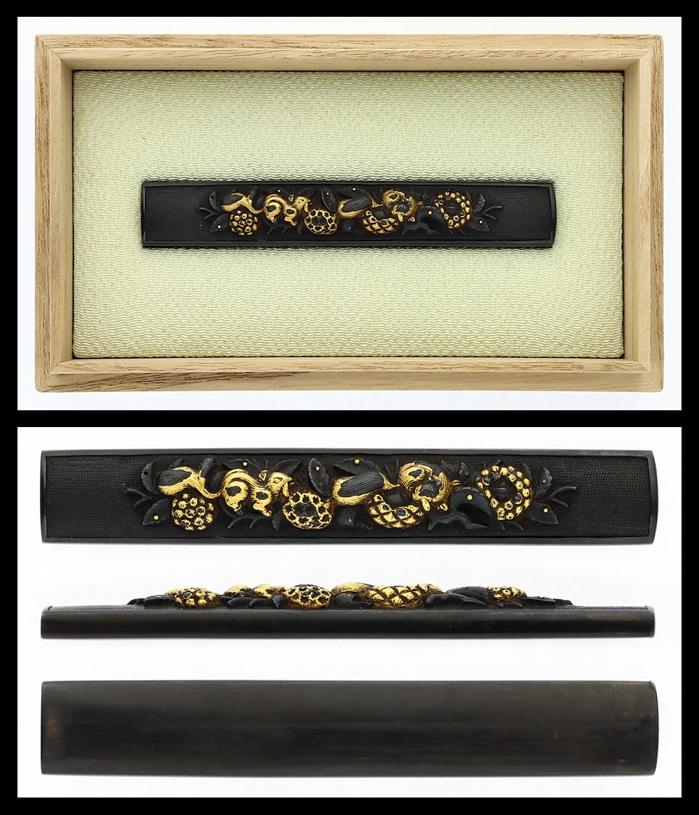 Kozuka: Mumei(Unsigned)(Ko-goto 古後藤)(NBTHK Tokubetsu Hozon Tosogu)
