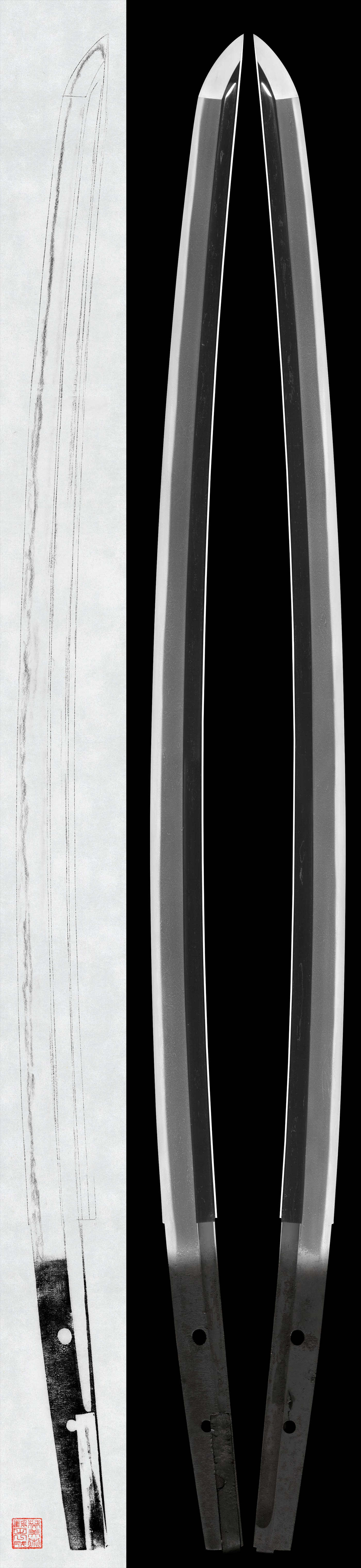 Wakizashi:Mumei (Attributed to Tegai Kanetoshi)(NBTHK Tokubetsu Hozon Token)