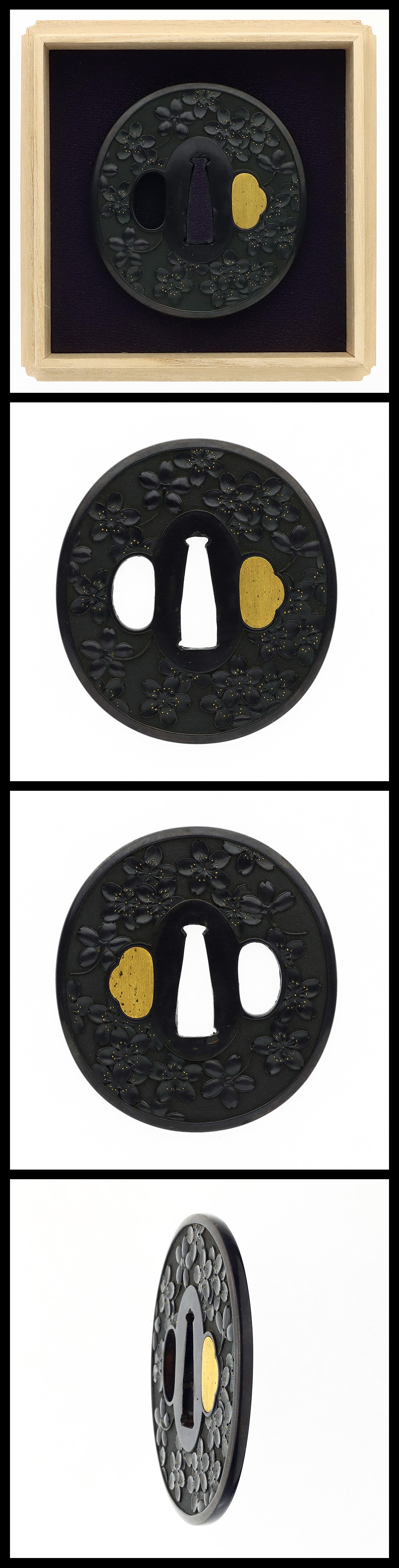 Tsuba: Mumei(unsigned)(Bushu Masanaga)(NBTHK Hozon Tosogu)