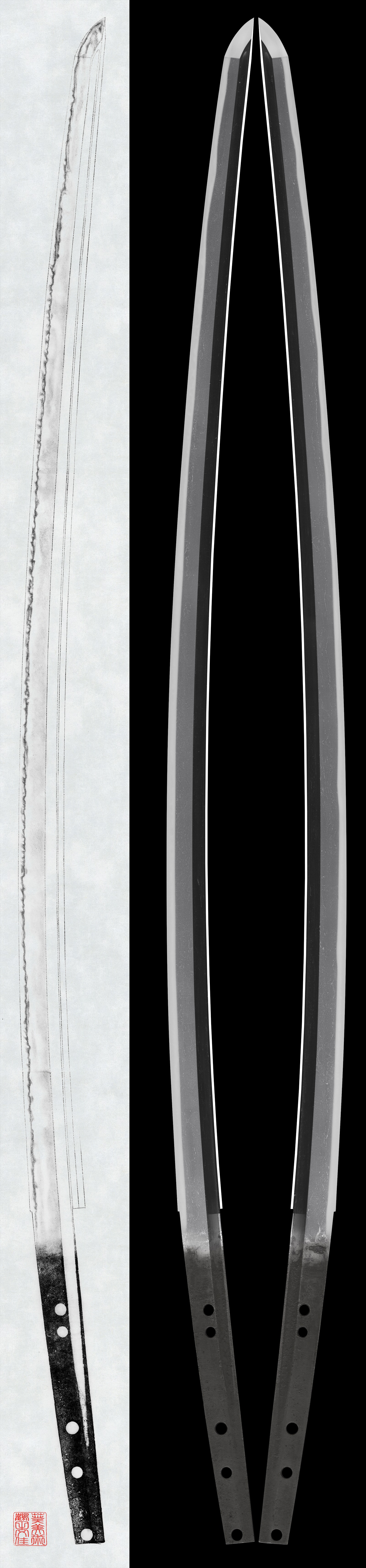 Katana:Mumei (Unsigned) (Den Joshu Sueyuki) (NBTHK Tokubetsu Hozon Token)