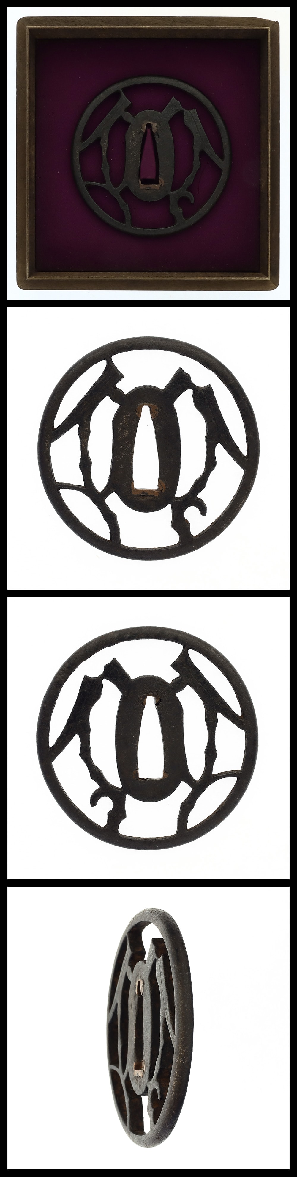 Tsuba - Tokubetsu Kichō - by Owari School - Unsigned (Attributed to Owari School) - Reed Openwork