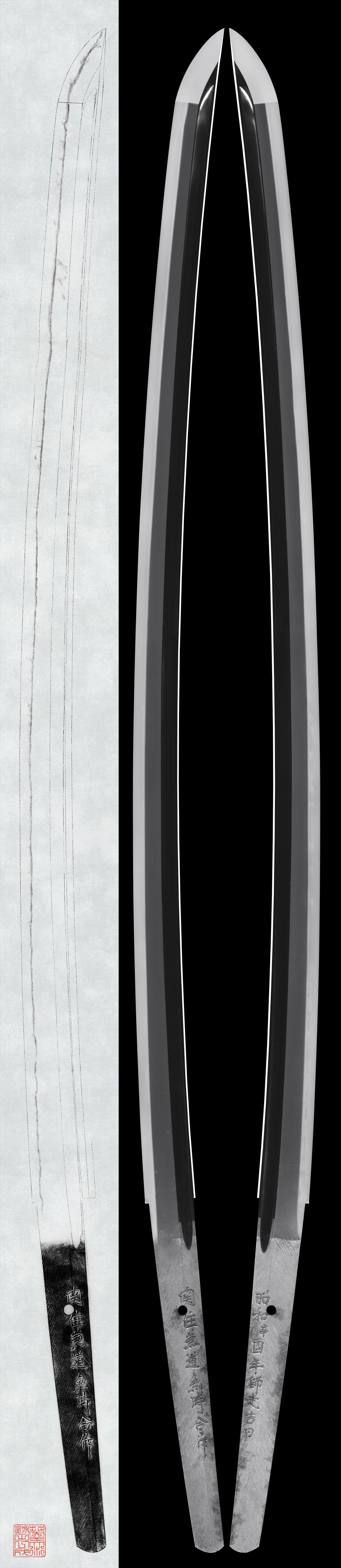 Katana - by Seki ju Kanemichi And Kanetoki - Suitable for Iaido Practice