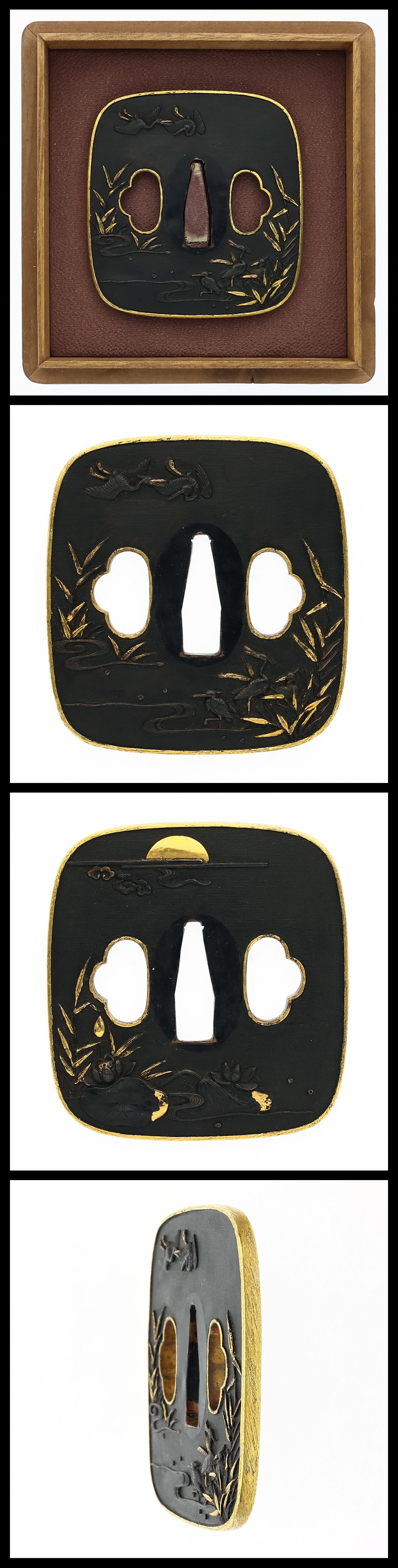 Tsuba: Mumei(Unsigned)(Kaga Goto)(NBTHK Tokubetsu Kicho Kodogu)