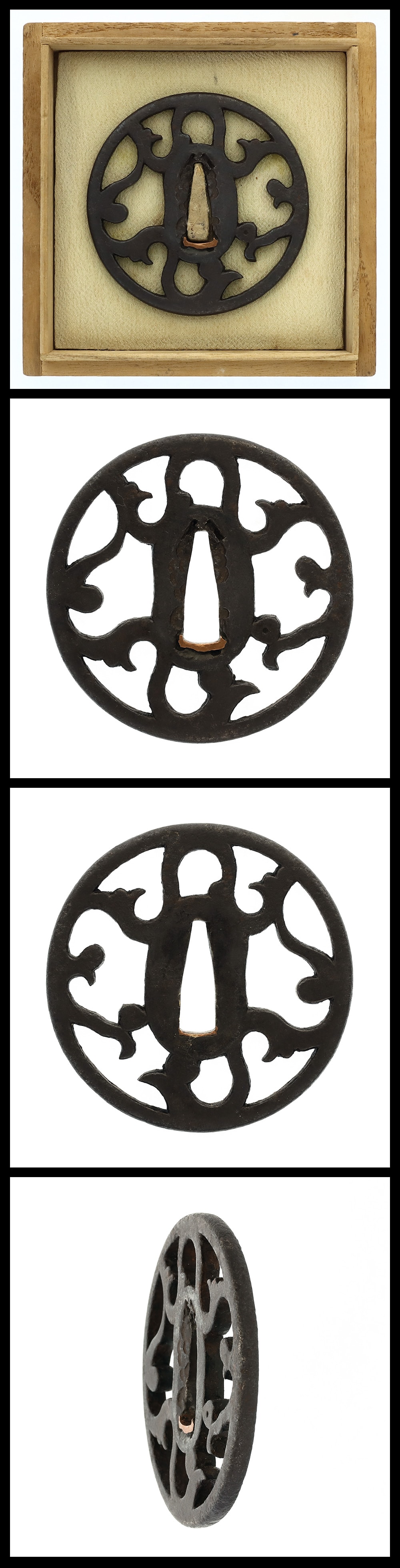 Tsuba: Mumei (Owari) (Edo Period): (NBTHK Hozon Tosogu)