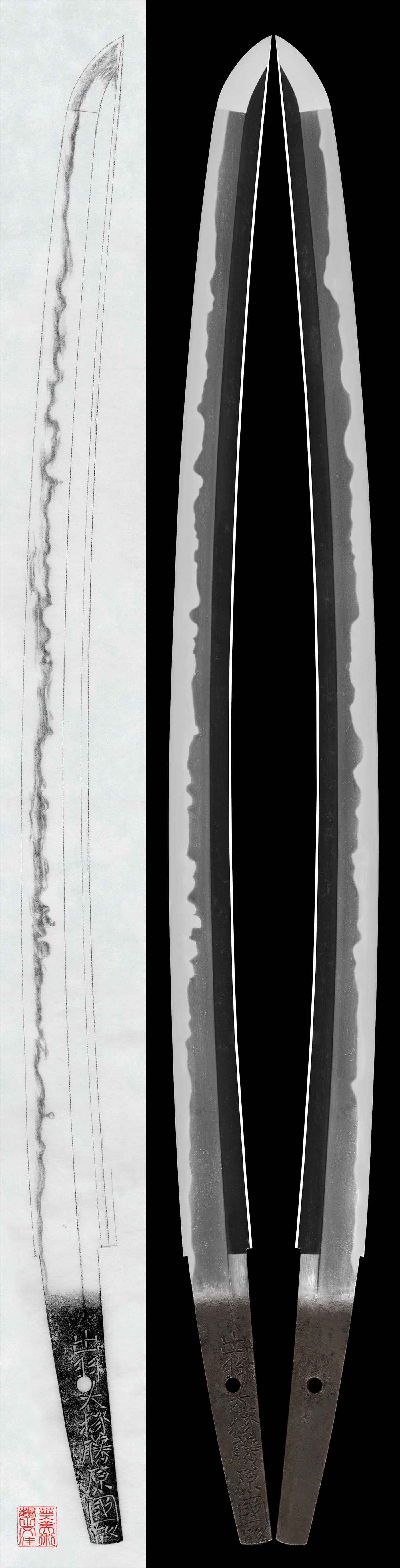 Wakizashi - Tokuho - by Horikawa School - Dewa Daijo Kunimichi