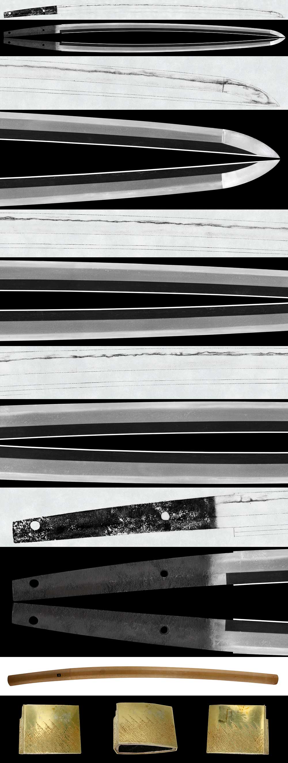 Katana - Hozon - by Hokke School - Mumei attributed as Hokke school.