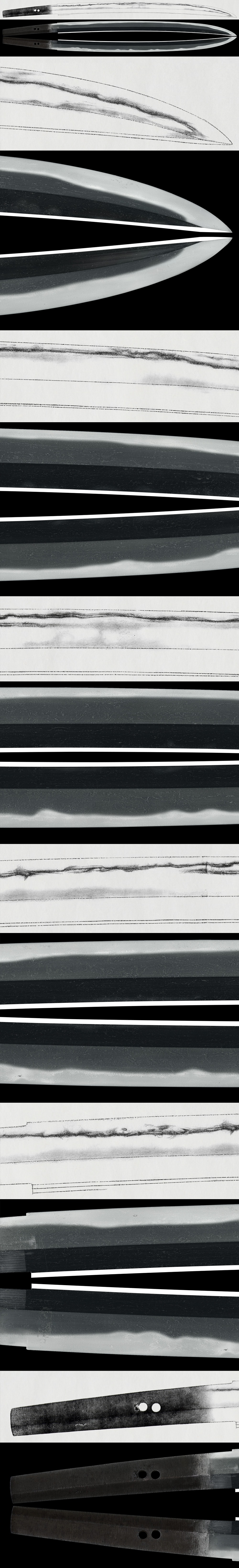 Wakizashi :Mumei (Sue-Sa / O-Sa school). (NBTHK Tokubetsu Hozon Token)