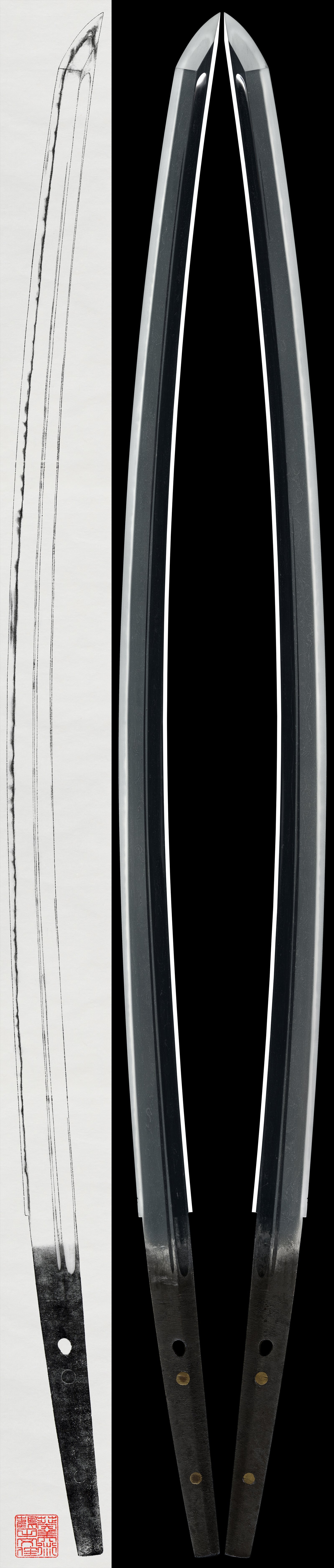 Katana: Mumei(Unsigned)(attributed as Enju)(NBTHK Tokubetsu Hozon Token)