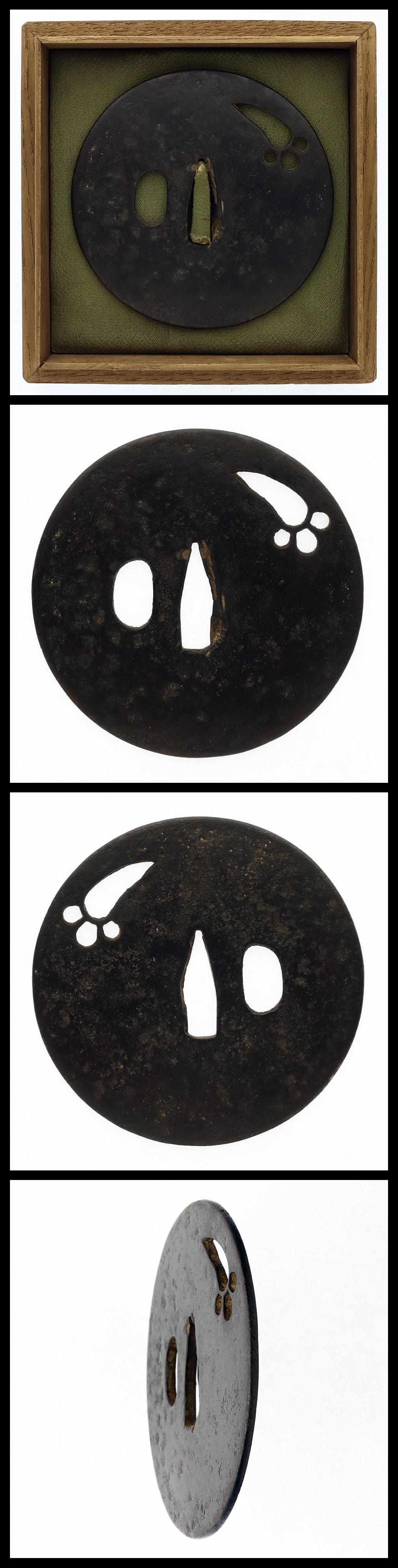 Tsuba: Mumei (unsigned) (Tousho 刀匠) (NBTHK Hozon Tosogu)