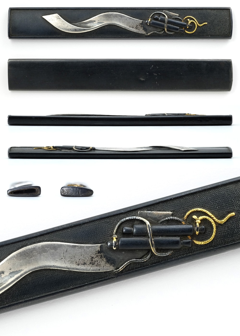 Kozuka - Hozon - by Eijo - Fabric Design (Mumei, Attributed to Eijo)