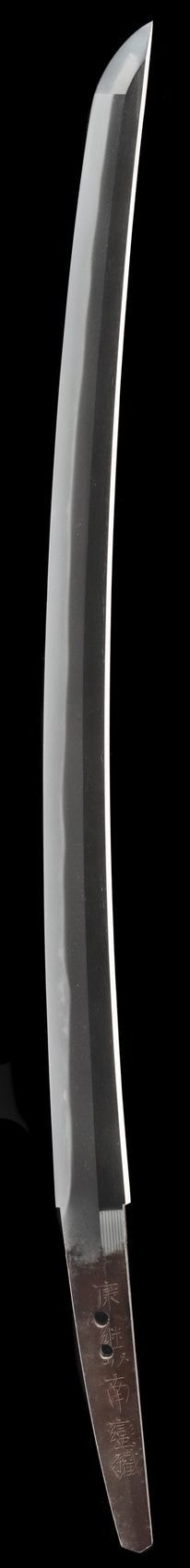 Wakizashi - Tokuho - by Shimosaka School - 脇差 銘 康継以南蠻鐵 於武州江戸作之(業物)