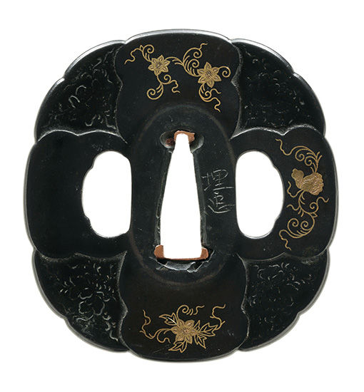 牡丹鉄線図鐔 銘 埋忠, 掲載予定品, 埋忠