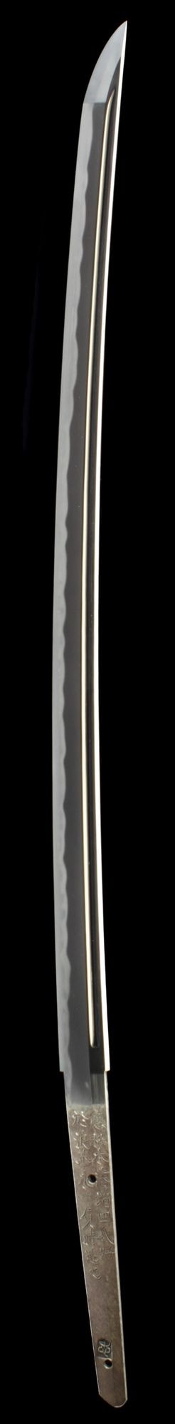 刀 銘 於浪華永口貞晴造之